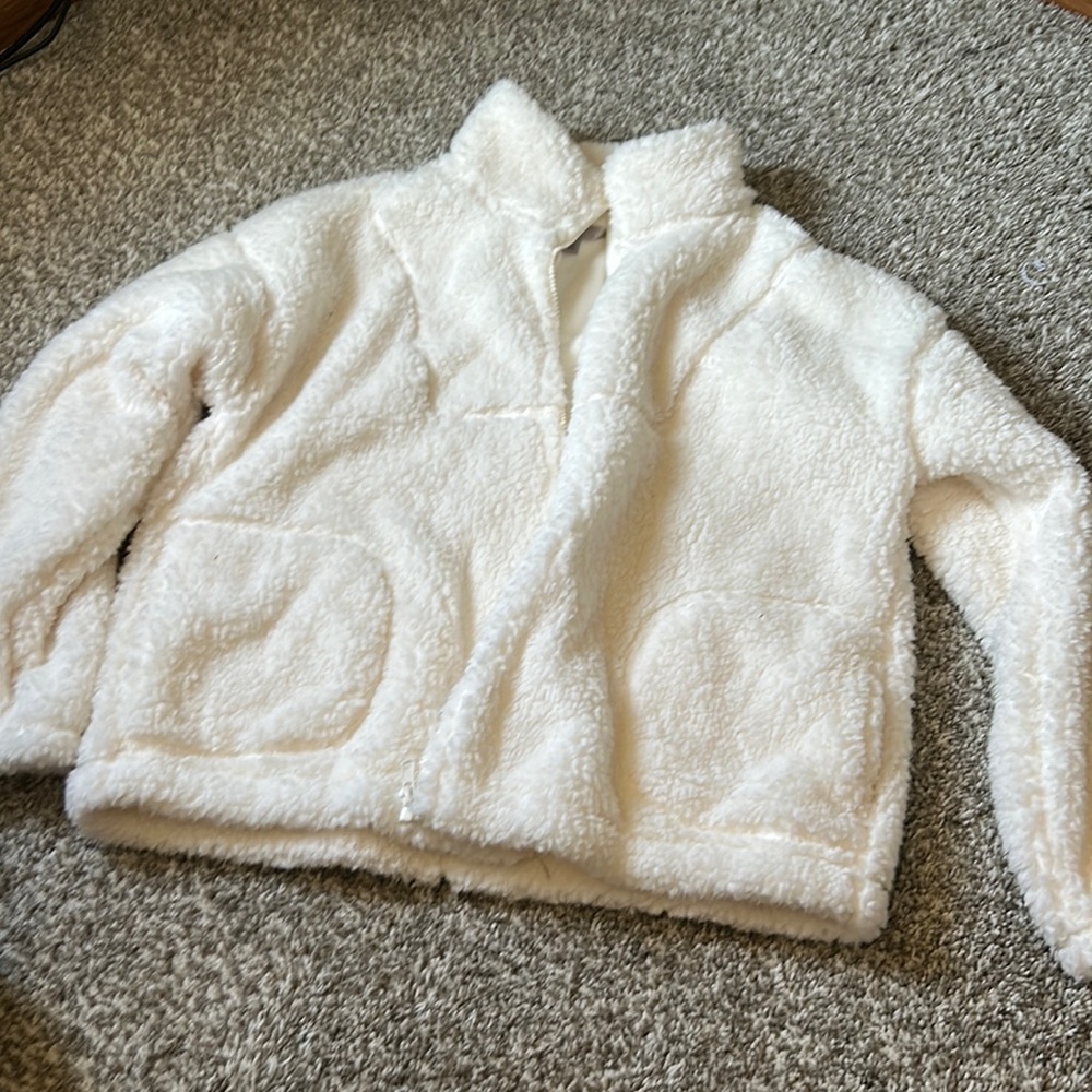 White puffy coat